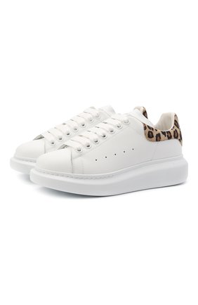 Женские кожаные кеды xl sole ALEXANDER MCQUEEN белого цвета по цене 38300 руб., арт. 650787/WHZ4T | Фото 1 Женские кожаные кеды xl sole ALEXANDER MCQUEEN белого цвета, арт. 650787/WHZ4T | Фото 1 (Материал внутренний: Натуральная кожа; Подошва: Платформа)