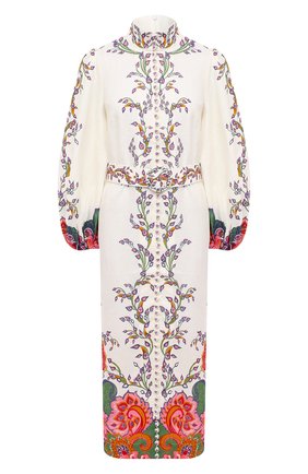 Женское льняное платье ZIMMERMANN белого цвета по цене 87850 руб., арт. 9719DAND | Фото 1 Женское льняное платье ZIMMERMANN белого цвета, арт. 9719DAND | Фото 1