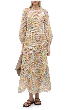 Женское платье ZIMMERMANN желтого цвета по цене 106000 руб., арт. 9836DP0P | Фото 2 Женское платье ZIMMERMANN желтого цвета, арт. 9836DP0P | Фото 2
