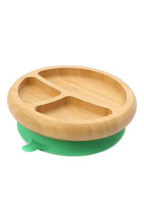 Детского тарелка с ложкой AVANCHY зеленого цвета, арт. GBPL | Фото 2 (Кросс-КТ: Посуда; Материал: Растительное волокно)
