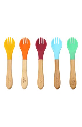 Детского набор из пяти вилок AVANCHY разноцветного цвета, арт. TF5 | Фото 1 (Кросс-КТ: Посуда; Материал: Растительное волокно)