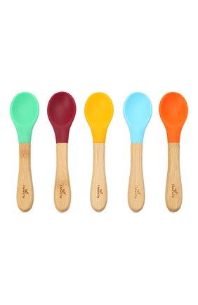 Детского набор из пяти ложек AVANCHY разноцветного цвета, арт. BSP5 | Фото 1 (Кросс-КТ: Посуда; Материал: Растительное волокно)