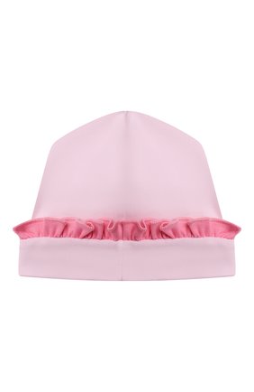 Детского хлопковая шапка MAGNOLIA BABY розового цвета, арт. 788-60-PK | Фото 2 (Материал: Текстиль, Хлопок; Региональные ограничения белый список (Axapta Mercury): RU)