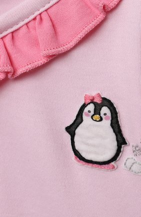 Детский комплект из распашонки и ползунков MAGNOLIA BABY розового цвета по цене 4700 руб., арт. 788-732P-PK | Фото 6 Детский комплект из распашонки и ползунков MAGNOLIA BABY розового цвета, арт. 788-732P-PK | Фото 6