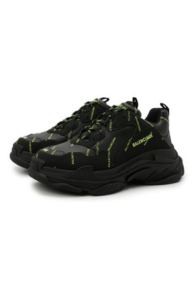 Мужские комбинированные кроссовки triple s BALENCIAGA черного цвета по цене 85250 руб., арт. 536737/W2FA1 | Фото 1 Мужские комбинированные кроссовки triple s BALENCIAGA черного цвета, арт. 536737/W2FA1 | Фото 1