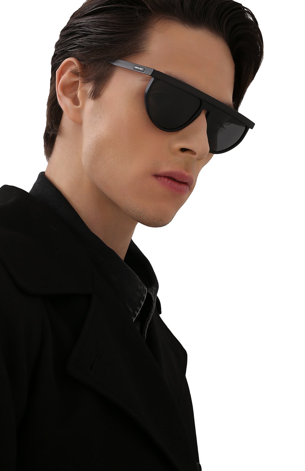 Мужские солнцезащитные очки GIORGIO ARMANI черного цвета по цене 21250 руб., арт. AR6117 | Фото 2 Мужские солнцезащитные очки GIORGIO ARMANI черного цвета, арт. AR6117 | Фото 2