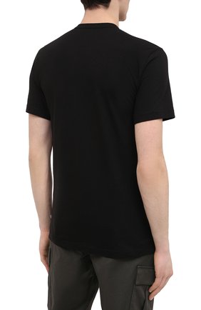 Мужская хлопковая футболка JAMES PERSE черного цвета, арт. MLJ3282 | Фото 4 (Принт: Без принта; Рукава: Короткие; Длина (для топов): Стандартные; Материал внешний: Хлопок; Стили: Кэжуэл)