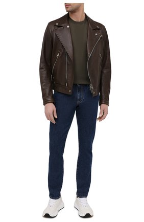 Мужская хлопковая футболка DOLCE & GABBANA хаки цвета по цене 27550 руб., арт. G8JX7T/FU7EQ | Фото 2 Мужская хлопковая футболка DOLCE & GABBANA хаки цвета, арт. G8JX7T/FU7EQ | Фото 2 (Стили: Кэжуэл; Рукава: Короткие; Длина (для топов): Стандартные; Материал внешний: Хлопок; Принт: Без принта; Региональные ограничения белый список (Axapta Mercury): RU)