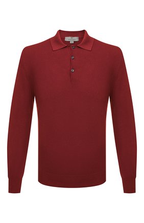 Мужское хлопковое поло CANALI бордового цвета по цене 17850 руб., арт. C0017/MK00145 | Фото 1 Мужское хлопковое поло CANALI бордового цвета, арт. C0017/MK00145 | Фото 1