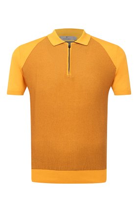 Мужское хлопковое поло CANALI желтого цвета по цене 29950 руб., арт. C0801/MY01191 | Фото 1 Мужское хлопковое поло CANALI желтого цвета, арт. C0801/MY01191 | Фото 1