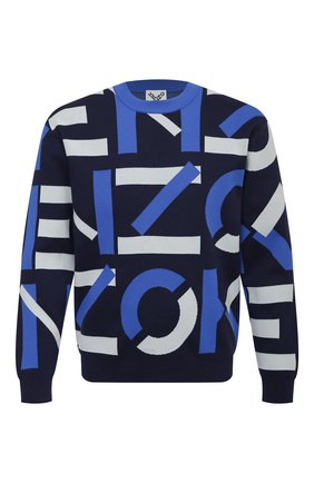 Мужской джемпер kenzo sport KENZO темно-синего цвета по цене 26900 руб., арт. FB55PU5313SC | Фото 1 Мужской джемпер kenzo sport KENZO темно-синего цвета, арт. FB55PU5313SC | Фото 1