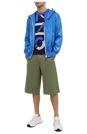 Мужской джемпер kenzo sport KENZO темно-синего цвета по цене 26900 руб., арт. FB55PU5313SC | Фото 2 Мужской джемпер kenzo sport KENZO темно-синего цвета, арт. FB55PU5313SC | Фото 2