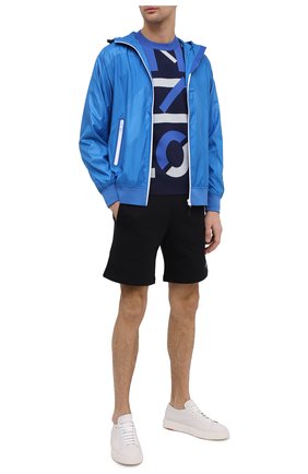 Мужские хлопковые шорты kenzo sport KENZO черного цвета по цене 17300 руб., арт. FA65PA7204MS | Фото 2 Мужские хлопковые шорты kenzo sport KENZO черного цвета, арт. FA65PA7204MS | Фото 2 (Кросс-КТ: Трикотаж; Длина Шорты М: До колена; Материал внешний: Хлопок; Стили: Спорт-шик; Принт: С принтом)