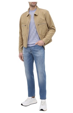 Мужские джинсы KITON голубого цвета по цене 107000 руб., арт. UPNJSM/J07T27 | Фото 2 Мужские джинсы KITON голубого цвета, арт. UPNJSM/J07T27 | Фото 2
