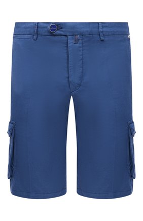 Мужские шорты из хлопка и шелка KITON синего цвета по цене 111500 руб., арт. UFPPBJ07T42/44-52 | Фото 1 Мужские шорты из хлопка и шелка KITON синего цвета, арт. UFPPBJ07T42/44-52 | Фото 1