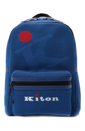 Мужской текстильный рюкзак KITON синего цвета по цене 88800 руб., арт. UBFITKN00820 | Фото 1 Мужской текстильный рюкзак KITON синего цвета, арт. UBFITKN00820 | Фото 1