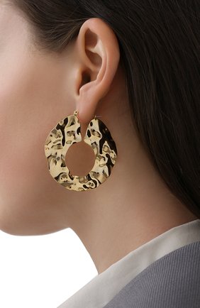 Женские серьги EXCLAIM золотого цвета по цене 7380 руб., арт. 035G2639E | Фото 2 Женские серьги EXCLAIM золотого цвета, арт. 035G2639E | Фото 2