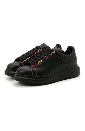 Женские кожаные кеды xl sole ALEXANDER MCQUEEN черного цвета по цене 38300 руб., арт. 553770/WHZ4S | Фото 1 Женские кожаные кеды xl sole ALEXANDER MCQUEEN черного цвета, арт. 553770/WHZ4S | Фото 1 (Подошва: Платформа; Материал внутренний: Натуральная кожа)