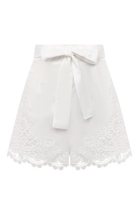 Женские хлопковые шорты ZIMMERMANN белого цвета по цене 36500 руб., арт. 9958ALLU | Фото 1 Женские хлопковые шорты ZIMMERMANN белого цвета, арт. 9958ALLU | Фото 1
