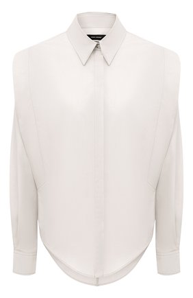 Женская хлопковая рубашка ISABEL MARANT светло-серого цвета по цене 49950 руб., арт. HT2060-21P013I/KIGALKI | Фото 1 Женская хлопковая рубашка ISABEL MARANT светло-серого цвета, арт. HT2060-21P013I/KIGALKI | Фото 1