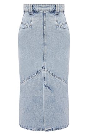 Женская джинсовая юбка ISABEL MARANT голубого цвета по цене 38100 руб., арт. JU1274-21P014I/P0MAN0 | Фото 1 Женская джинсовая юбка ISABEL MARANT голубого цвета, арт. JU1274-21P014I/P0MAN0 | Фото 1