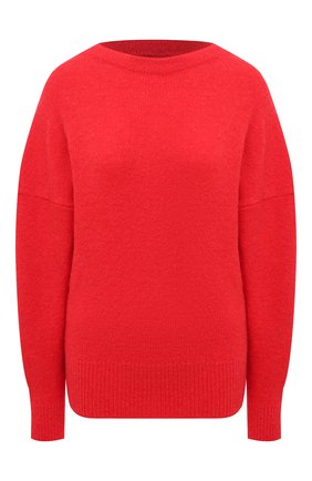 Женский шерстяной свитер ISABEL MARANT ETOILE красного цвета по цене 42950 руб., арт. PU1525-21P057E/HALDEN | Фото 1 Женский шерстяной свитер ISABEL MARANT ETOILE красного цвета, арт. PU1525-21P057E/HALDEN | Фото 1