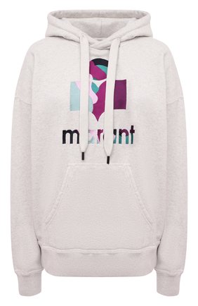 Женский хлопковое худи ISABEL MARANT ETOILE кремвого цвета по цене 29950 руб., арт. SW0031-21P039E/MANSEL | Фото 1 Женский хлопковое худи ISABEL MARANT ETOILE кремвого цвета, арт. SW0031-21P039E/MANSEL | Фото 1