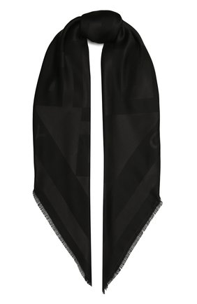 Женская шаль GIVENCHY черного цвета по цене 44450 руб., арт. GW1414/J4235 | Фото 1 Женская шаль GIVENCHY черного цвета, арт. GW1414/J4235 | Фото 1