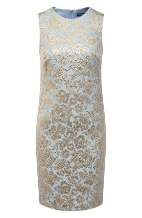 Женское платье DOLCE & GABBANA голубого цвета по цене 136000 руб., арт. F6K0DT/HJMLB | Фото 1 Женское платье DOLCE & GABBANA голубого цвета, арт. F6K0DT/HJMLB | Фото 1