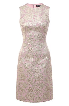 Женское платье DOLCE & GABBANA золотого цвета по цене 152500 руб., арт. F6G4AT/HJMLB | Фото 1 Женское платье DOLCE & GABBANA золотого цвета, арт. F6G4AT/HJMLB | Фото 1