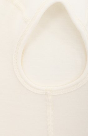 Детского шерстяная шапка-балаклава WOOL&COTTON бежевого цвета, арт. BRUCH | Фото 3 (Материал: Текстиль, Шерсть)