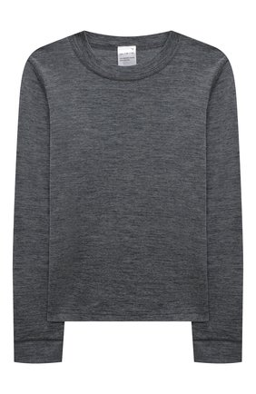 Детский комплект из лонгслива и брюк WOOL&COTTON серого цвета по цене 5020 руб., арт. HRUFP | Фото 2 Детский комплект из лонгслива и брюк WOOL&COTTON серого цвета, арт. HRUFP | Фото 2