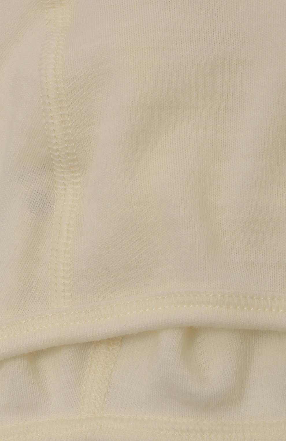 Детского шерстяная шапка WOOL&COTTON кремвого цвета, арт. BMLCA | Фото 3 (Материал: Текстиль, Шерсть)