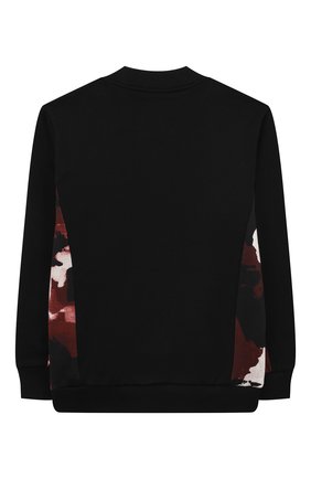 Детский хлопковый свитшот DOLCE & GABBANA черного цвета по цене 25500 руб., арт. L4JWAE/G7YKP/8-14 | Фото 2 Детский хлопковый свитшот DOLCE & GABBANA черного цвета, арт. L4JWAE/G7YKP/8-14 | Фото 2