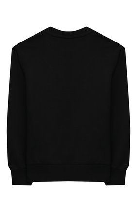 Детский хлопковый свитшот VERSACE черного цвета по цене 19950 руб., арт. 1000198/1A00155/4A-6A | Фото 2 Детский хлопковый свитшот VERSACE черного цвета, арт. 1000198/1A00155/4A-6A | Фото 2