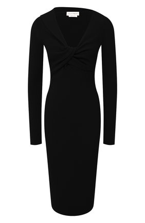 Женское шерстяное платье ALEXANDER MCQUEEN черного цвета по цене 130500 руб., арт. 650269/Q1AR9 | Фото 1 Женское шерстяное платье ALEXANDER MCQUEEN черного цвета, арт. 650269/Q1AR9 | Фото 1