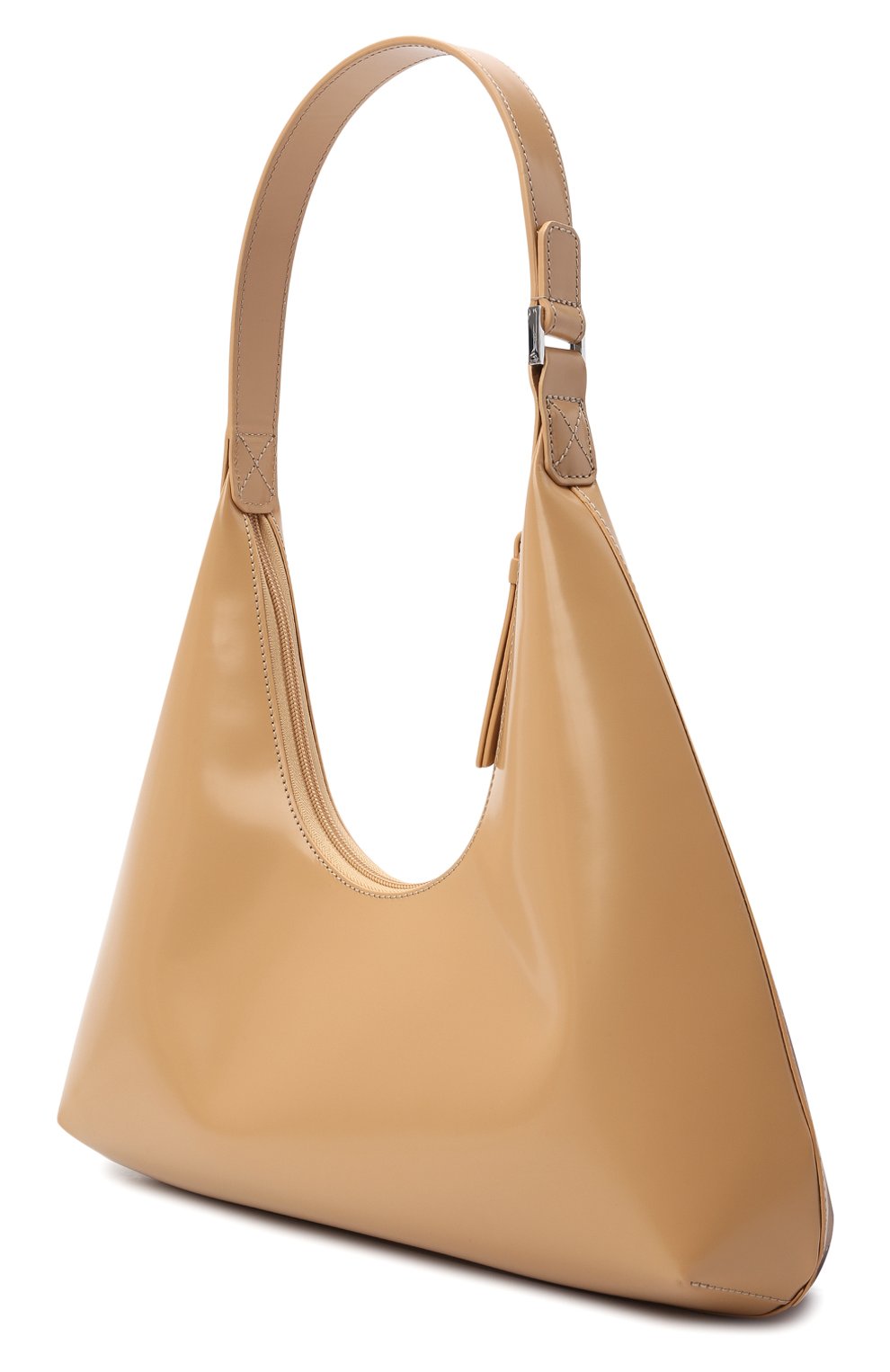 Женская сумка amber large BY FAR бежевого цвета, арт. 20PFAMRSCEWLAR | Фото 3 (Сумки-технические: Сумки top-handle; Размер: medium, large; Материал: Натуральная кожа)