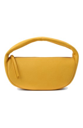 Женская сумка cush BY FAR желтого цвета, арт. 21CRCSHSYWFLTMED | Фото 1 (Сумки-технические: Сумки top-handle; Размер: medium; Материал: Натуральная кожа)