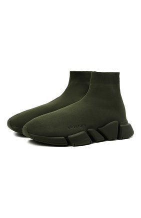 Мужские текстильные кроссовки speed 2.0 BALENCIAGA хаки цвета по цене 87100 руб., арт. 617239/W2DB1 | Фото 1 Мужские текстильные кроссовки speed 2.0 BALENCIAGA хаки цвета, арт. 617239/W2DB1 | Фото 1