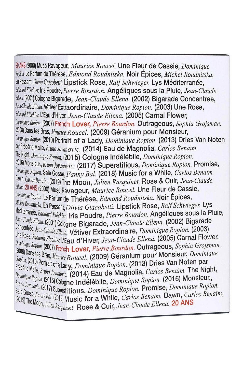 Мужской парфюмерная вода french lover 20th anv FREDERIC MALLE бесцветного цвета по цене 21200 руб., арт. 3700135017887 | Фото 2 Мужской парфюмерная вода french lover 20th anv FREDERIC MALLE бесцветного цвета, арт. 3700135017887 | Фото 2