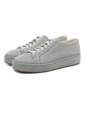 Женские замшевые кеды SANTONI голубого цвета по цене 42400 руб., арт. WBCL60752MIAGBVEZ21 | Фото 1 Женские замшевые кеды SANTONI голубого цвета, арт. WBCL60752MIAGBVEZ21 | Фото 1