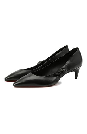 Женские кожаные туфли SANTONI черного цвета по цене 46600 руб., арт. WDFC59293HA2TSZAN01 | Фото 1 Женские кожаные туфли SANTONI черного цвета, арт. WDFC59293HA2TSZAN01 | Фото 1