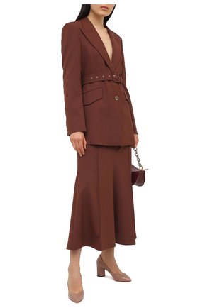 Женские кожаные туфли SANTONI бежевого цвета по цене 43500 руб., арт. WDHZ58610HI2NSZAP29 | Фото 2 Женские кожаные туфли SANTONI бежевого цвета, арт. WDHZ58610HI2NSZAP29 | Фото 2