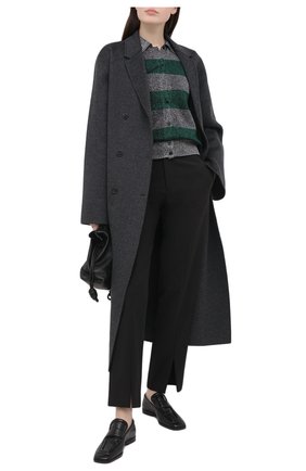 Женский хлопковый кардиган VICTORIA BECKHAM серебряного цвета по цене 73050 руб., арт. 1121KTP002418A | Фото 2 Женский хлопковый кардиган VICTORIA BECKHAM серебряного цвета, арт. 1121KTP002418A | Фото 2