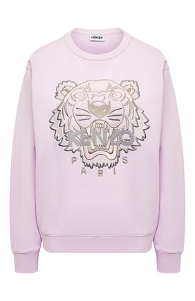 Женский хлопковый свитшот KENZO светло-розового цвета по цене 22250 руб., арт. FB52SW8244XA | Фото 1 Женский хлопковый свитшот KENZO светло-розового цвета, арт. FB52SW8244XA | Фото 1