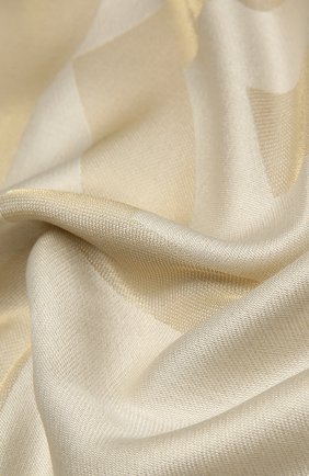 Женская шаль из шелка и вискозы GIVENCHY бежевого цвета по цене 44450 руб., арт. GW1414/J4234 | Фото 2 Женская шаль из шелка и вискозы GIVENCHY бежевого цвета, арт. GW1414/J4234 | Фото 2
