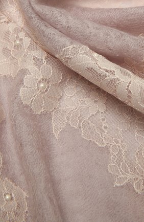 Женская кашемировая шаль VINTAGE SHADES светло-розового цвета по цене 33250 руб., арт. 14035 | Фото 2 Женская кашемировая шаль VINTAGE SHADES светло-розового цвета, арт. 14035 | Фото 2