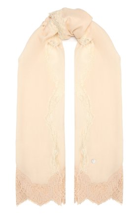 Женская шерстяная шаль VINTAGE SHADES светло-розового цвета по цене 28750 руб., арт. 14038B | Фото 1 Женская шерстяная шаль VINTAGE SHADES светло-розового цвета, арт. 14038B | Фото 1
