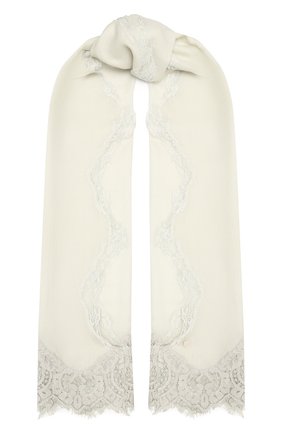 Женская шерстяная шаль VINTAGE SHADES светло-серого цвета по цене 28750 руб., арт. 14038B | Фото 1 Женская шерстяная шаль VINTAGE SHADES светло-серого цвета, арт. 14038B | Фото 1