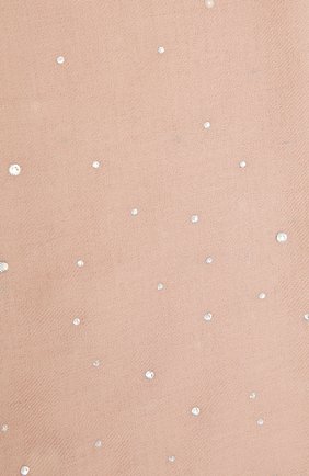 Женская шерстяная шаль VINTAGE SHADES розового цвета, арт. 8841D | Фото 2 (Материал: Шерсть, Текстиль)